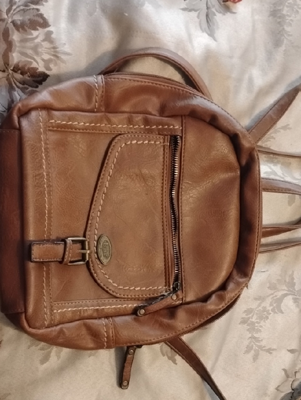 boc Leather Backpack Purse